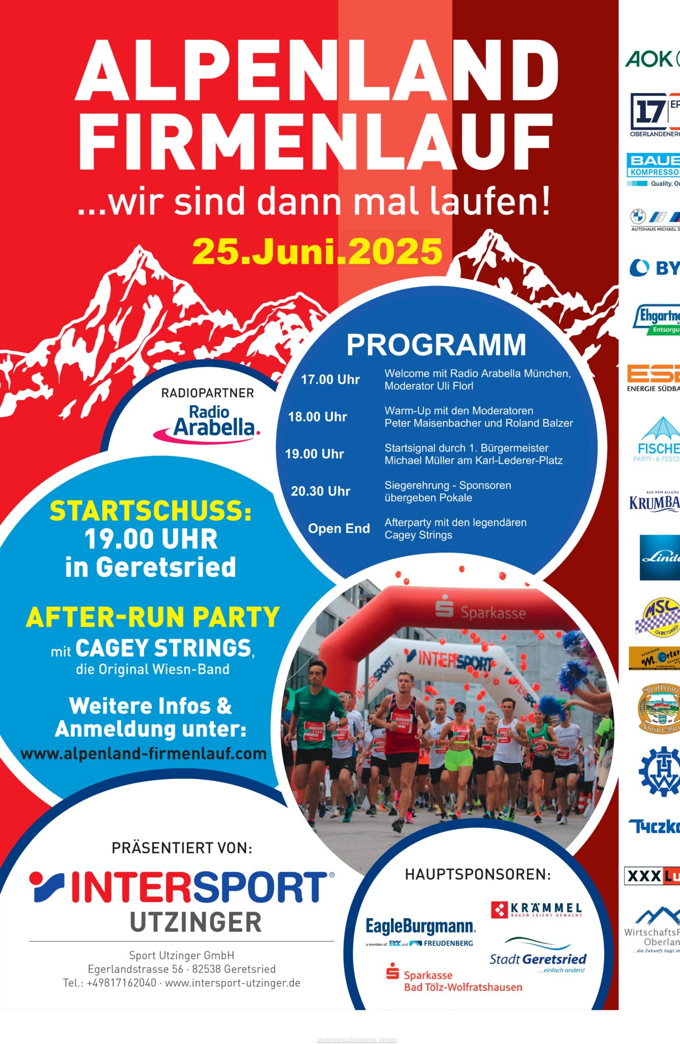 Ergebnisse 2024 Alpenland Firmenlauf 2024